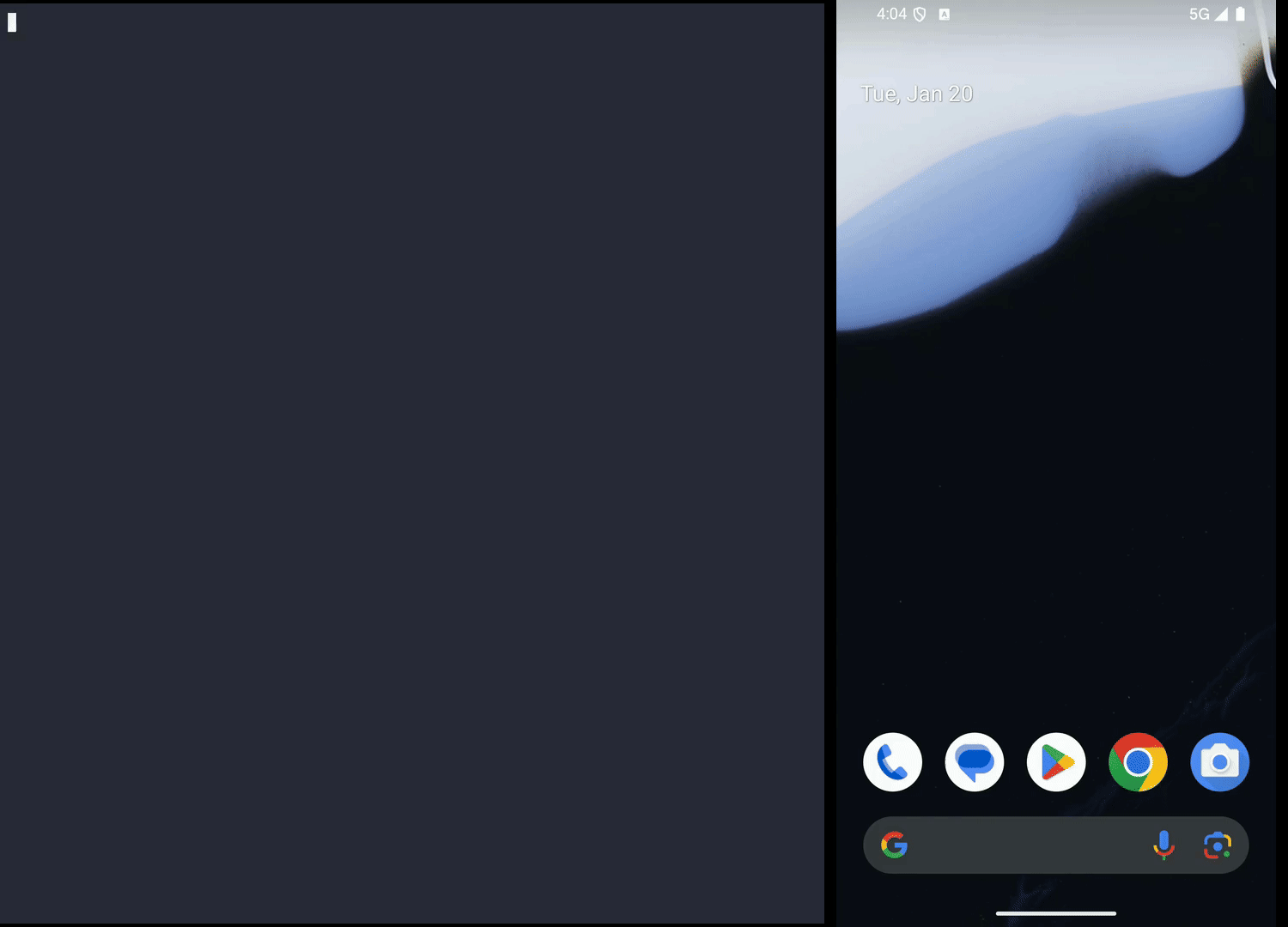 Setting an alarm in the Clock app